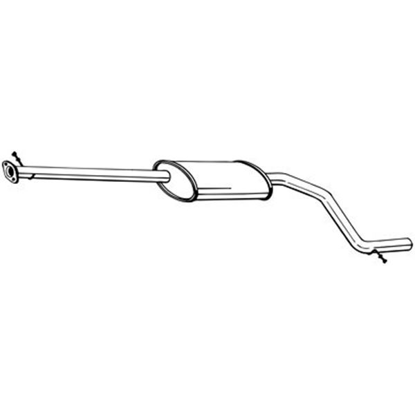 1 silencieux d'échappement intermédiaire Bosal 285057