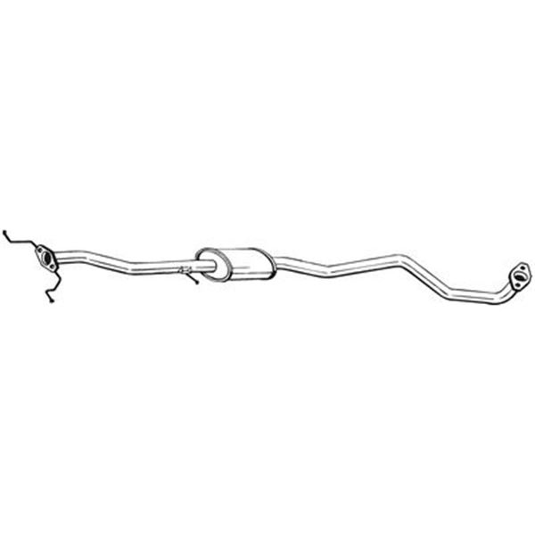 1 silencieux d'échappement intermédiaire Bosal 286061