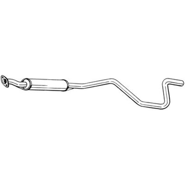 1 silencieux d'échappement intermédiaire Bosal 286071