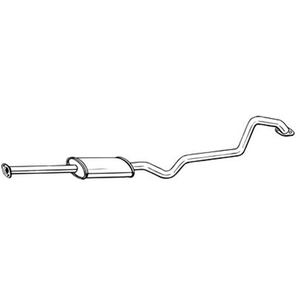 1 silencieux d'échappement intermédiaire Bosal 288099