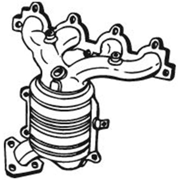 1 catalyseur Bosal 099408