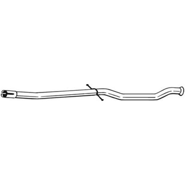 1 tuyau d'échappement Bosal 889537