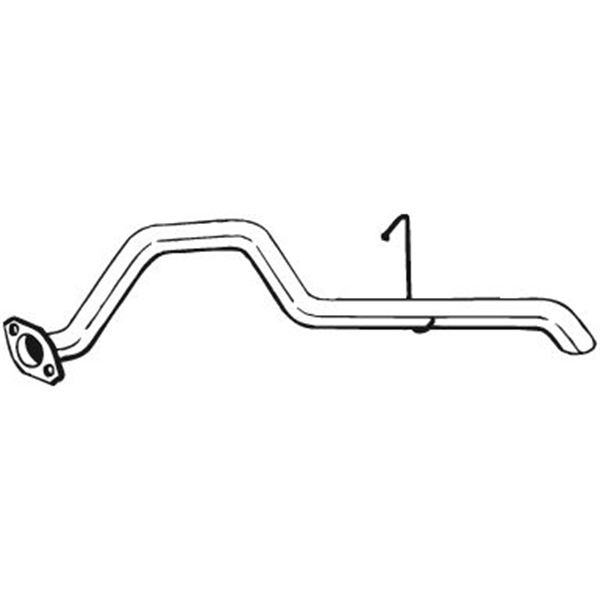 1 tuyau d'échappement Bosal 789003