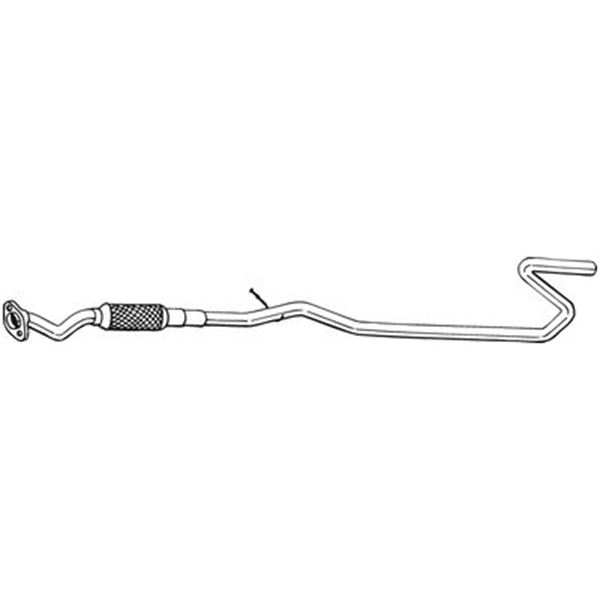 1 tuyau d'échappement Bosal 965127