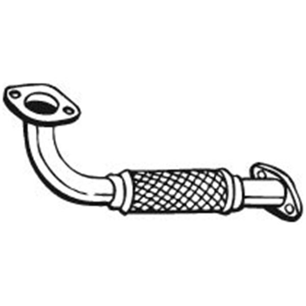 1 tuyau d'échappement Bosal 703121