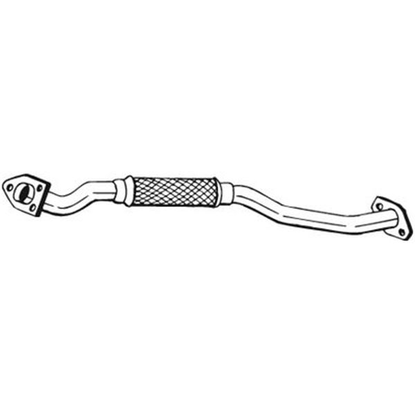1 tuyau d'échappement Bosal 803011