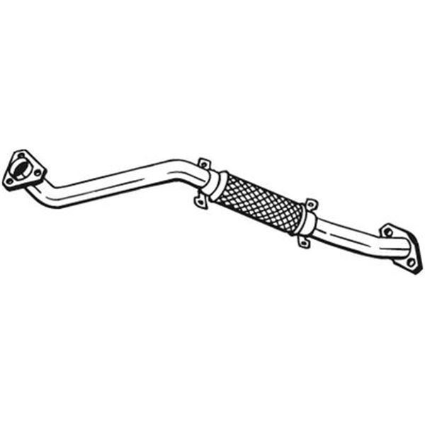 1 tuyau d'échappement Bosal 803017