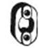 1 silentbloc d'échappement Bosal 255210