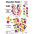Sticker carrosserie kit fleurs rose vert x8