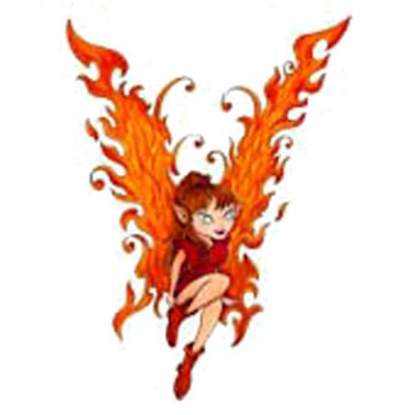 Sticker carrosserie tattoo elfe Cadox