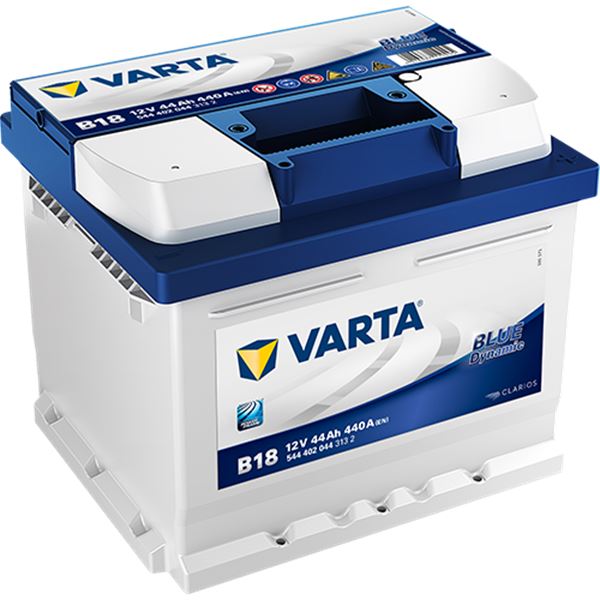 Batterie voiture Varta B18 - 44Ah / 440A - 12V - Feu Vert