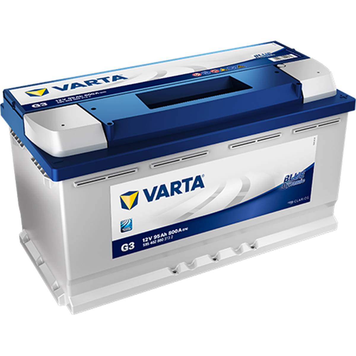 Batterie Voiture Varta G3 - 95ah / 800a - 12v