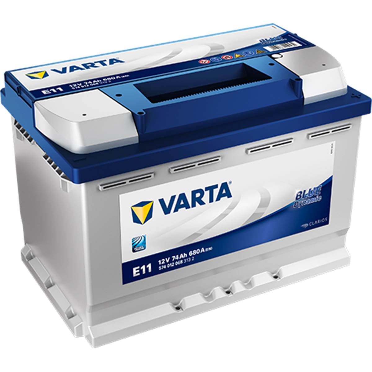 Batterie Voiture Varta E11 - 74ah / 680a - 12v