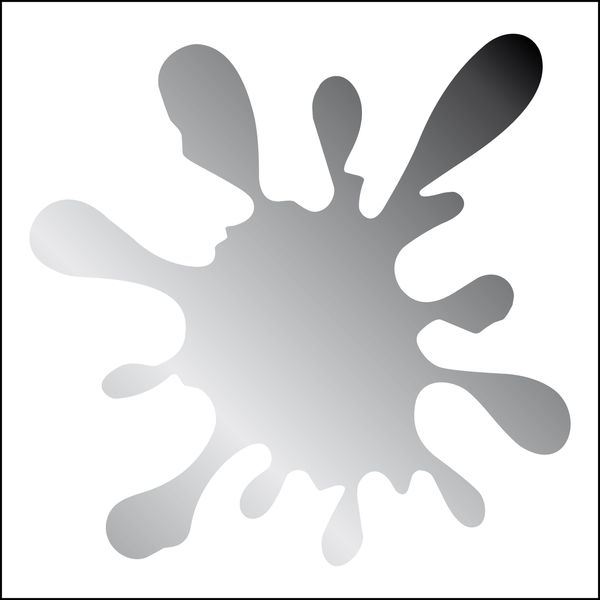 Adhésif Cadox Splash argent 100 mm