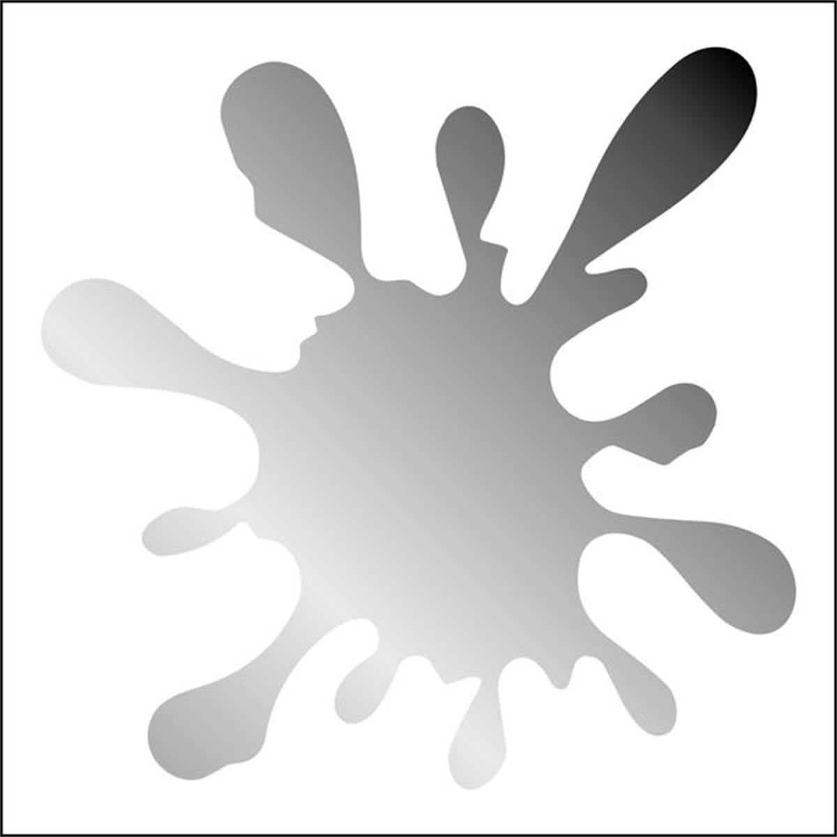 Sticker Carrosserie Splash Rouge 100 Mm
