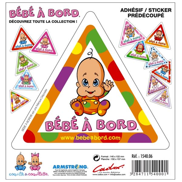 Adhésif Bébé à Bord G Color