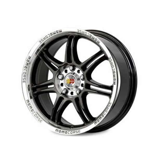 Jante Momo Corse Black 17 pouces 4 x 100 ET35