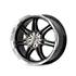 Jante Momo Corse Black 17 pouces 4 x 100 ET35