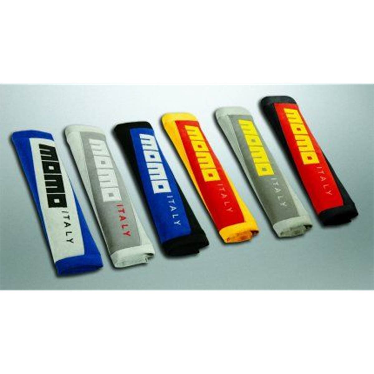 2 Fourreaux De Protection Momo Alcantara Jaune / Rouge