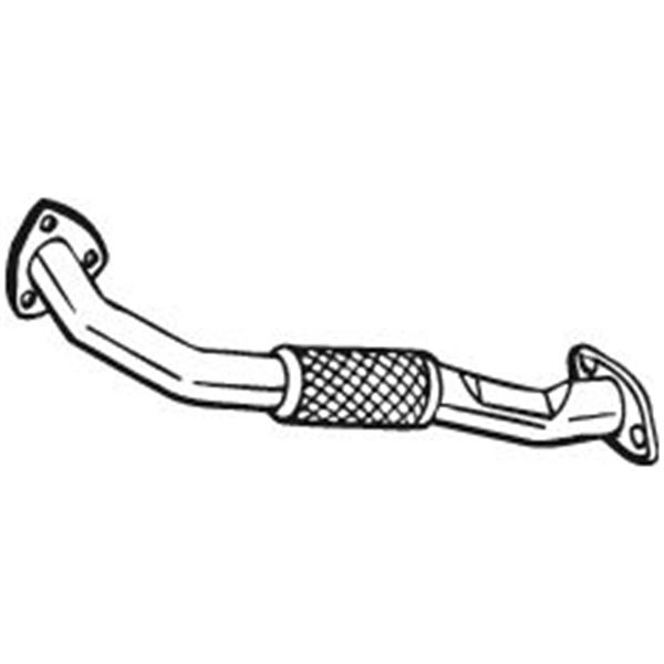 1 tuyau d'échappement Bosal 740381