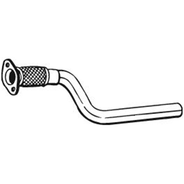 1 tuyau d'échappement Bosal 760805