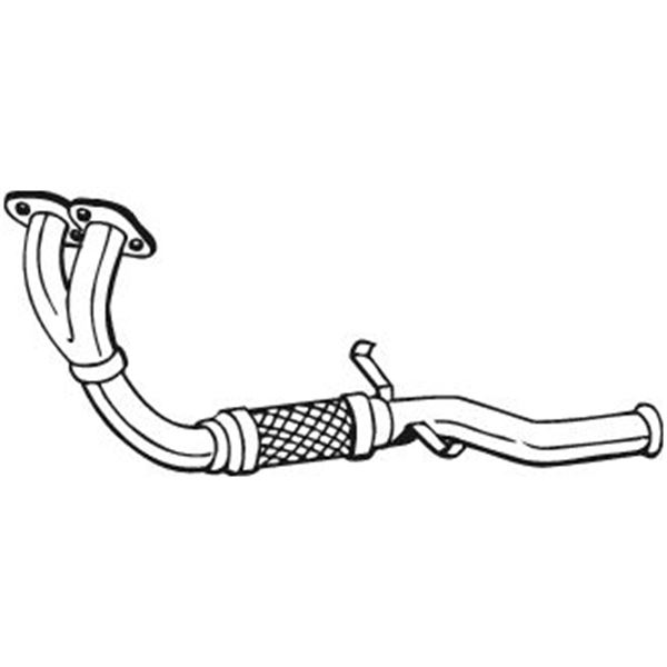 1 tuyau d'échappement Bosal 823005