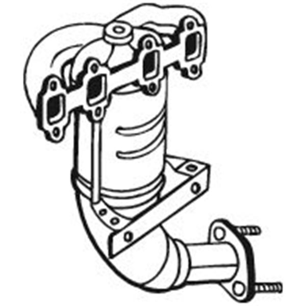 1 catalyseur Bosal 099726