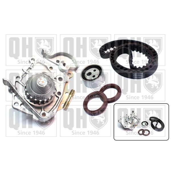 1 kit de distribution + 1 pompe à eau Quinton Hazell QBPK1221