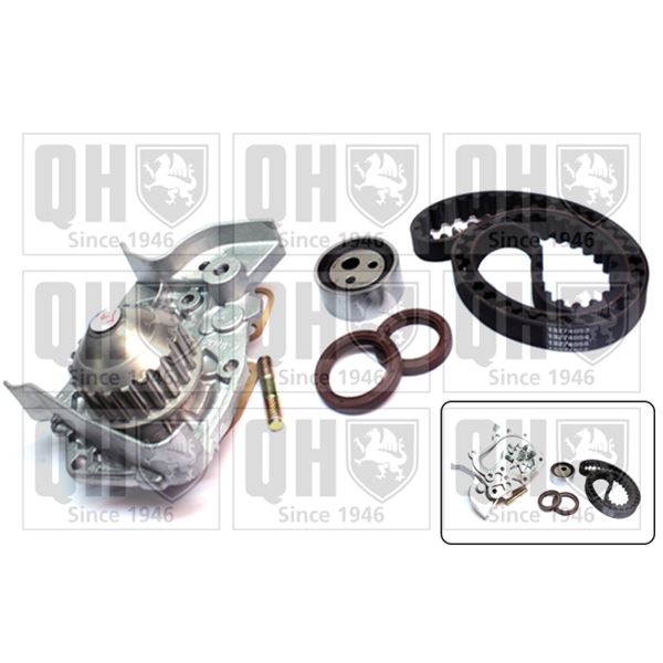 1 kit de distribution + 1 pompe à eau Quinton Hazell QBPK1222