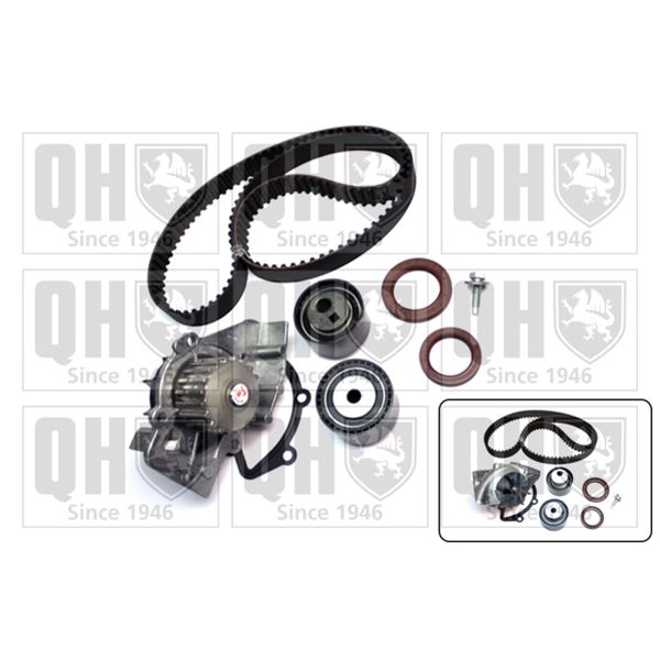 1 kit de distribution + 1 pompe à eau Quinton Hazell QBPK2450