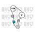 1 kit de distribution + 1 pompe à eau Quinton Hazell QBPK2450
