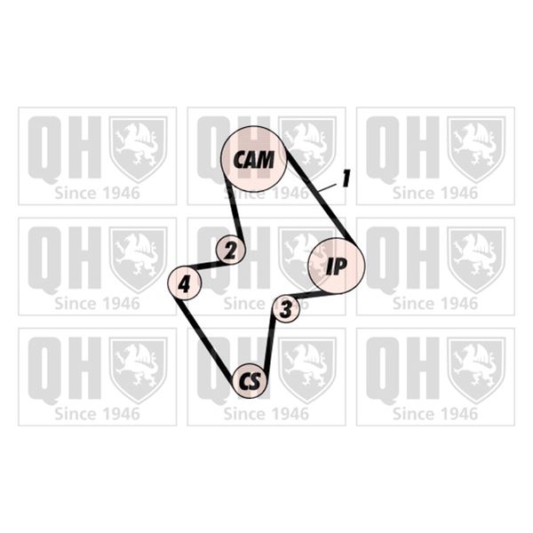 1 kit de distribution Quinton Hazell QBK153