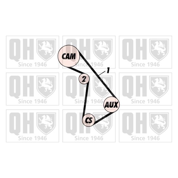 1 kit de distribution Quinton Hazell QBK175