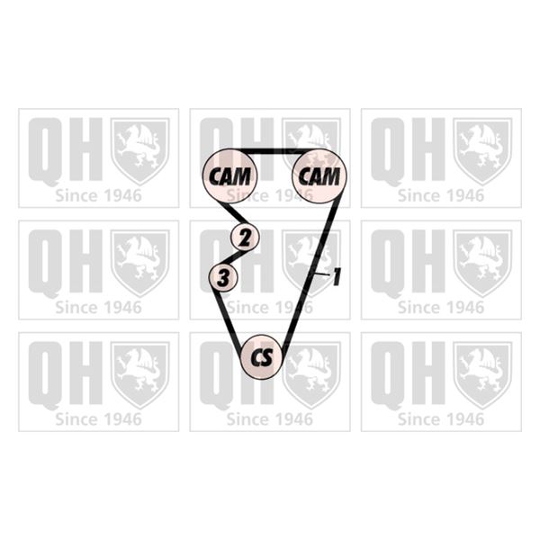 1 kit de distribution Quinton Hazell QBK219