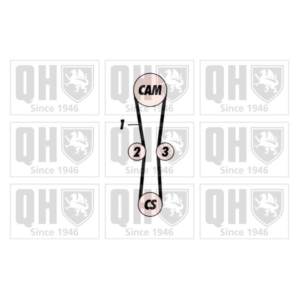 1 kit de distribution Quinton Hazell QBK239