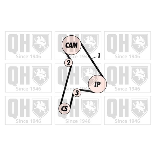 1 kit de distribution Quinton Hazell QBK246