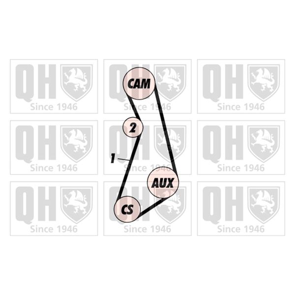 1 kit de distribution Quinton Hazell QBK280