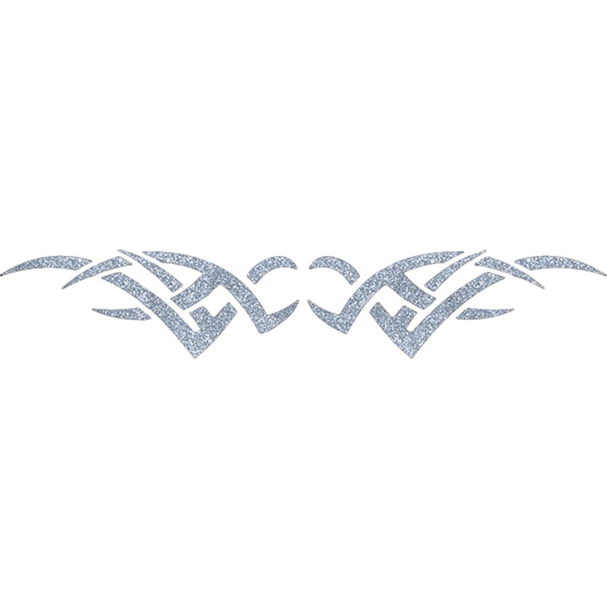 Sticker Carrosserie Tattoo Argent Tribal 2 Cadox