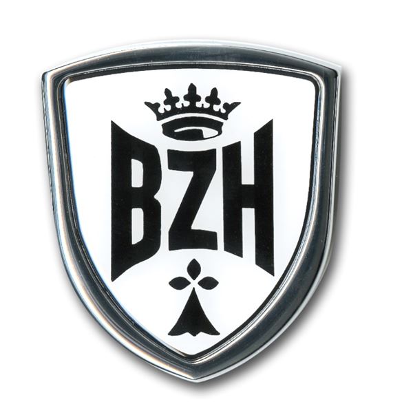 Autocollant voiture emblème chromé BZH Cadox