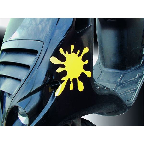 Adhésif Cadox Splash jaune 156 mm