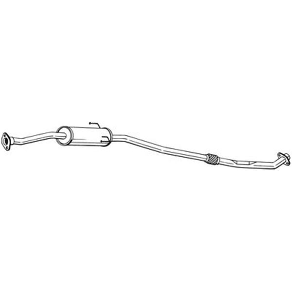 1 silencieux d'échappement intermédiaire Bosal 289415