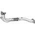 1 tuyau d'échappement Bosal 823909