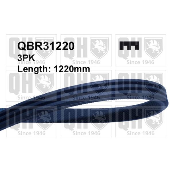 1 courroie d'entrainement Quinton Hazell QBR31220