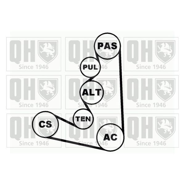 1 kit d'entrainement Quinton Hazell QDK24