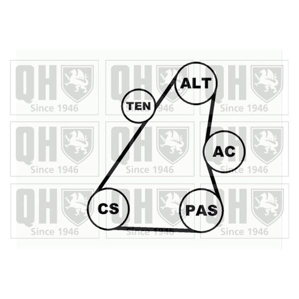 1 kit d'entrainement Quinton Hazell QDK35