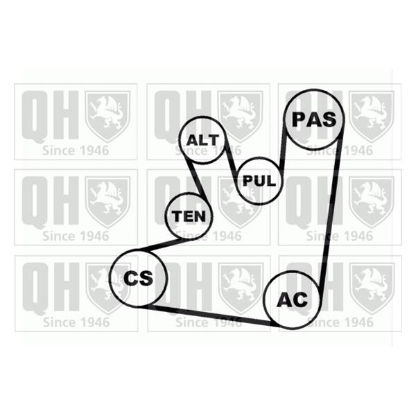 1 kit d'entrainement Quinton Hazell QDK42