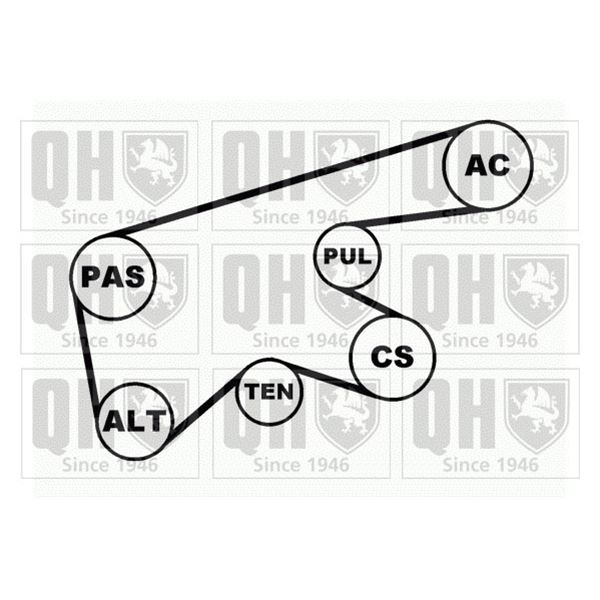 1 kit d'entrainement Quinton Hazell QDK62