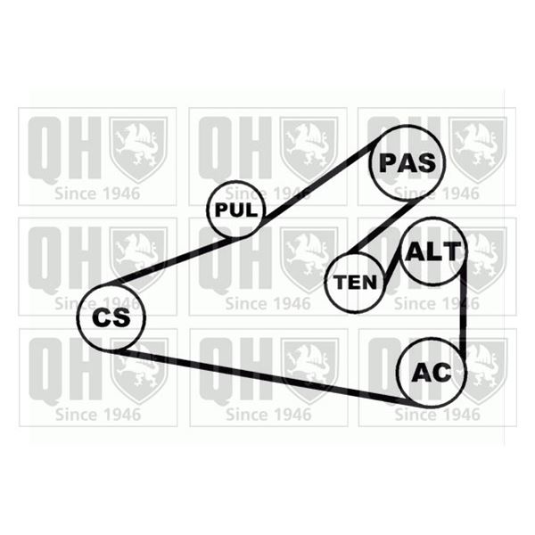1 kit d'entrainement Quinton Hazell QDK65