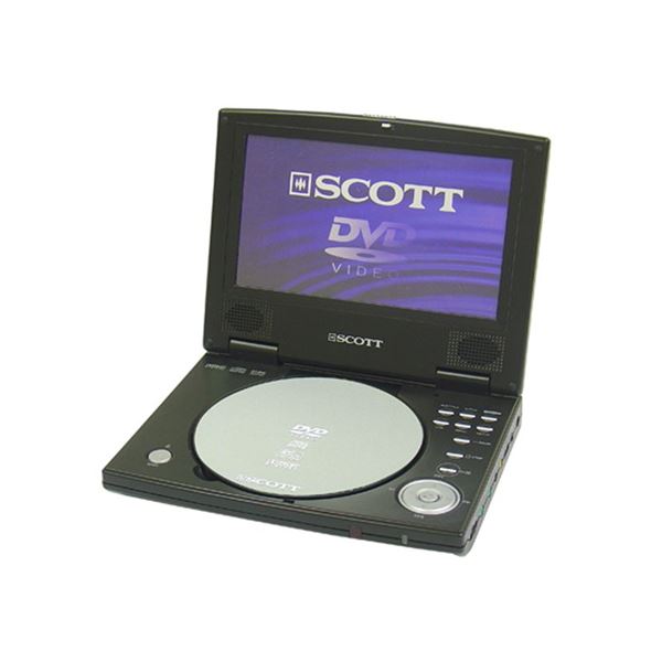 Lecteur DVD portable SCOTT DPX 740 - Feu Vert