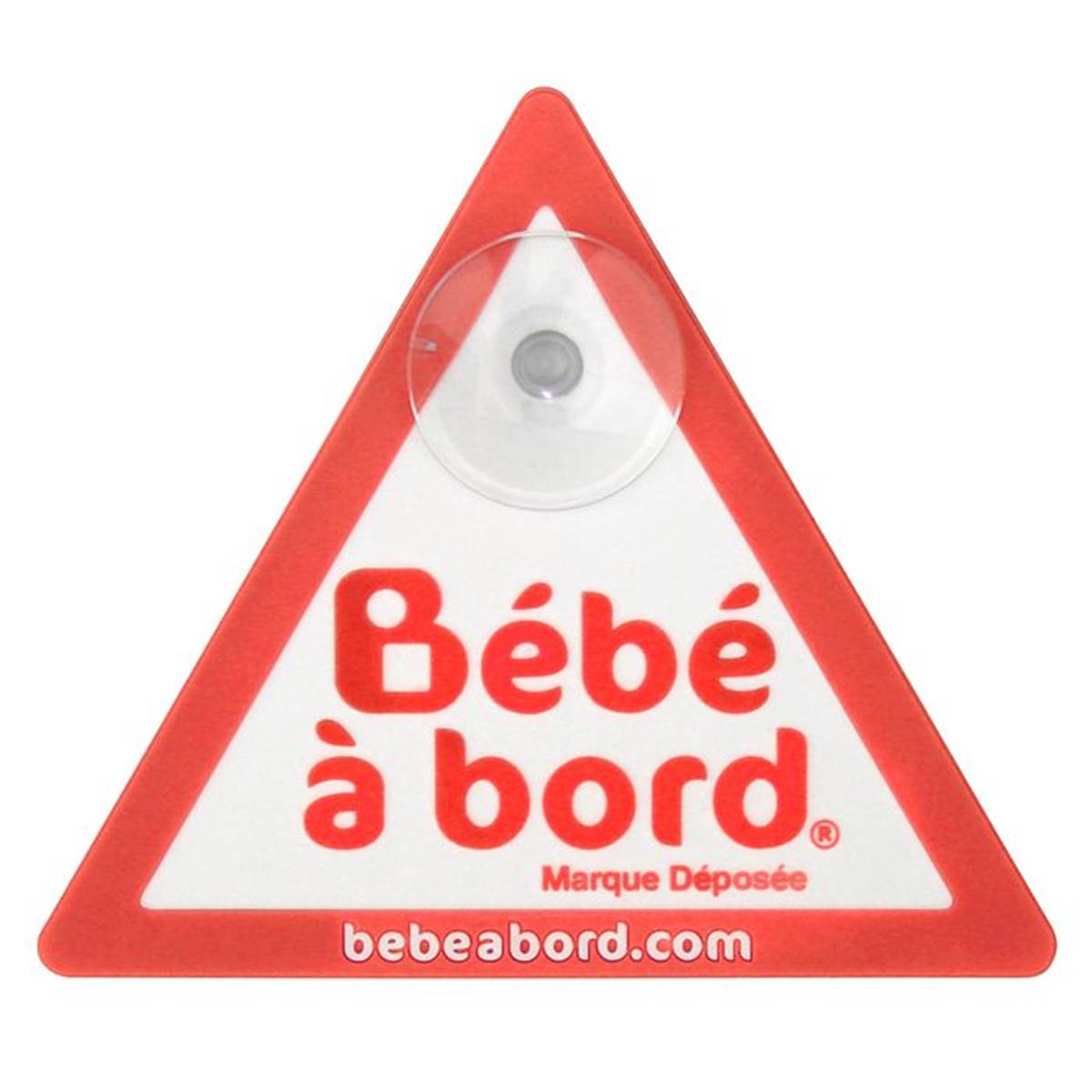 Ventouse Triangle Orange Bebe A Bord Feu Vert